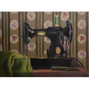 Artwork by Diane Morgan - Grans Sewing Machine